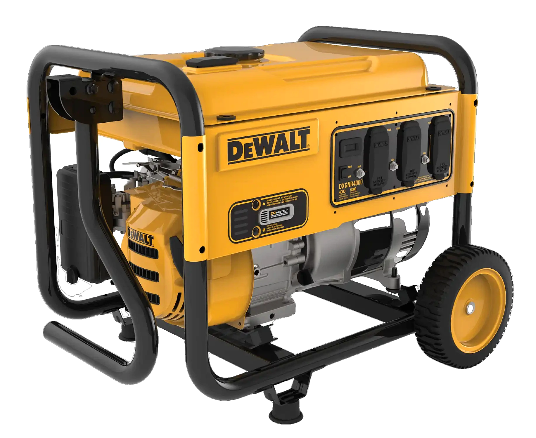 jepordy-llc-jepordy-llc-dewalt-dxgnr4000-4000w-4500w-auto-idle-co-protect-carb-generator-m-01-20260517185658-f7effeec.webp DeWalt DXGNR4000 4000W Running / 5000W Peak Portable Gas Generator with CO Protect, Auto Idle, CARB Compliant (Refurbished) - Image 1