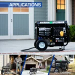DuroMax XP12000EH 12000/9500 Watt Dual Fuel Portable Home Backup Generator with Electric Start - Image 6