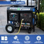 DuroMax XP13000EH 13,000 Watt Dual Fuel Electric Start Portable Generator - Image 6