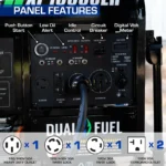 DuroMax XP13000EH 13,000 Watt Dual Fuel Electric Start Portable Generator - Image 8