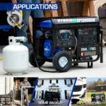 DuroMax XP13000EH 13,000 Watt Dual Fuel Electric Start Portable Generator - Image 9