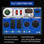 DuroMax XP13000HX 13000 Watt Dual Fuel Portable Generator with CO Alert - Image 5