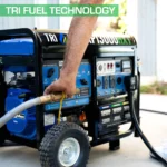 DuroMax XP13000HXT 10500W/13000W Tri-Fuel Gasoline Propane Natural Gas CO Alert Remote Start Generator New - Image 3