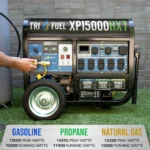 DuroMax XP15000HXT 12000W/15000W Tri-Fuel Gasoline Propane Natural Gas CO Alert Remote Start Generator New - Image 2