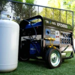 DuroMax XP15000HXT 12000W/15000W Tri-Fuel Gasoline Propane Natural Gas CO Alert Remote Start Generator New - Image 9