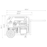 Firman T08071 8000W Running / 10000W Peak Tri-Fuel Electric Start Portable Generator - Image 6