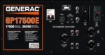 Generac GP17500E 17500W/26250W Gas Generator Electric Start New - Image 2