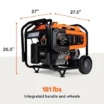 Generac GP6700EDF 6700/8250W Dual Fuel Portable Generator with Electric Start and COsense - Refurbished - Image 3