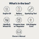 Generac GP6700EDF 6700/8250W Dual Fuel Portable Generator with Electric Start and COsense - Refurbished - Image 9