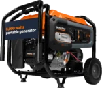 Generac GP8000E 8000W/10000W Gas Portable Generator with CO Sense, Electric Start, PowerRush, Refurbished