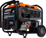 Generac GP9500E TF 8063 Tri-Fuel Portable Generator, 9500 Running / 12500 Peak Watts, COSense, Electric Start, 50 Amp, Scratch and Dent