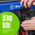 Westinghouse WGen11500TFc Tri-Fuel Generator 11500W/14500W CO Sensor 50 Amp Remote Start New - Image 10