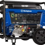 Westinghouse WGen9500c Portable Gas Generator - 12500 Peak Watts, 9500 Running Watts, Remote Start, CO Sensor