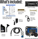 Westinghouse WGen9500DFc 12500W Peak Dual Fuel Portable Generator with Remote Start and CO Sensor - Image 9