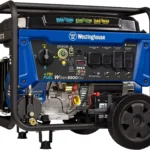 Westinghouse WGen9500TFc Tri-Fuel Portable Generator with CO Sensor, 12500 Peak / 9500 Running Watts, 50 Amp, Remote Start